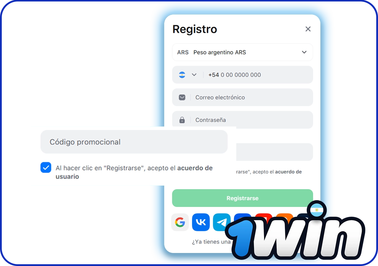 Información sobre el código promocional 1win para jugadores de Argentina