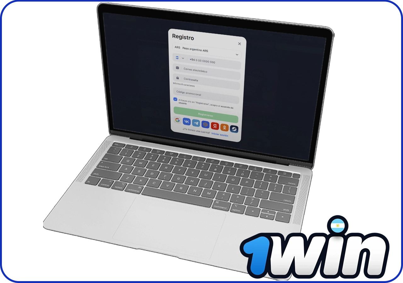 Información sobre el registro en 1win